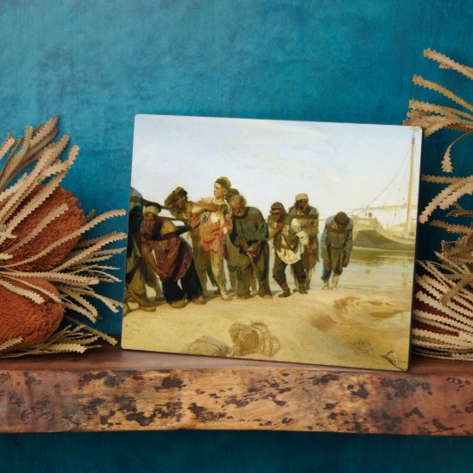 De Boatmen op de Volga, 1870-73 Fotoplaat (Zijkant)