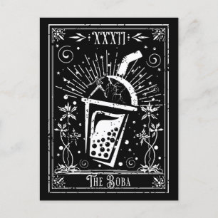 De Boba Thee Tarotkaart Briefkaart