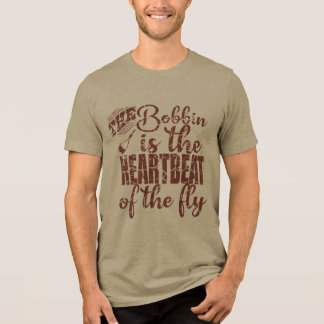 De bobine is het hart van de fly Tri-Blend shirt