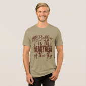 De bobine is het hart van de fly Tri-Blend shirt (Voorkant volledig)
