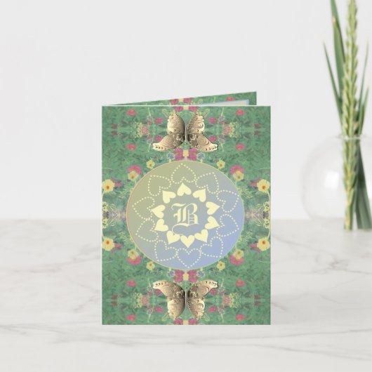 De Boca Floral Mandala Kaart (Voorkant)