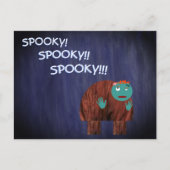 De bochel als een zombie feestdagenkaart (Voorkant)