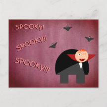 De bochel verkleed als een Schattigee vampier