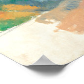 De bocht op straat - Paul Cézanne Fine Art Poster (Hoek)