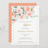 De Boda 50 Aniversario con encaj  Kaart (Voorkant / Achterkant)