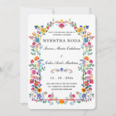 De Boda Mexicanen vol kleur Kaart (Voorkant)