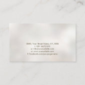 De Bodhi boom Dharma Wiel Visitekaartje (Achterkant)