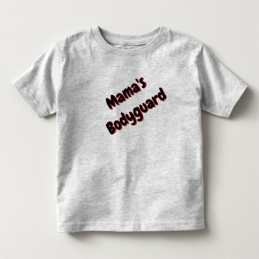 de bodyguard kinder shirts (Voorkant)