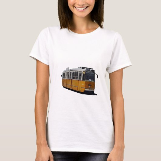 De boedapest-tram t-shirt (Voorkant)
