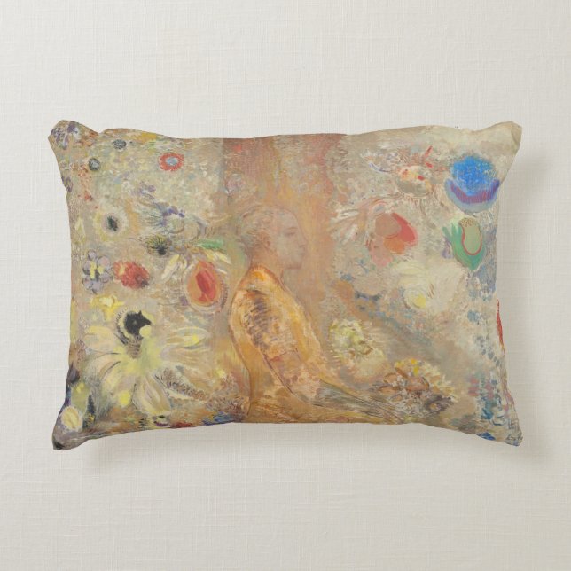 De Boeddha door Odilon Redon Accent Kussen (Voorkant)