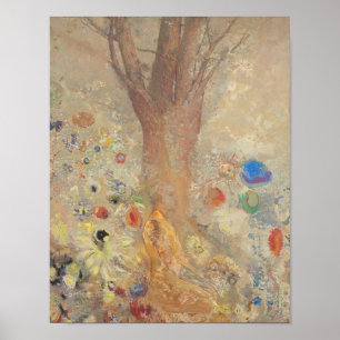 De Boeddha door Odilon Redon Print