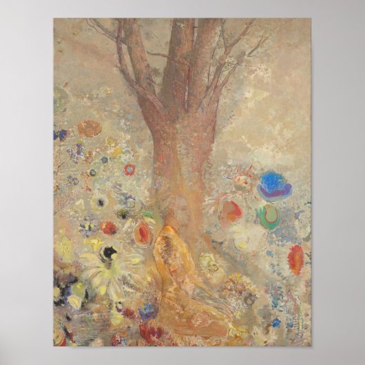 De Boeddha door Odilon Redon Print (Voorkant)