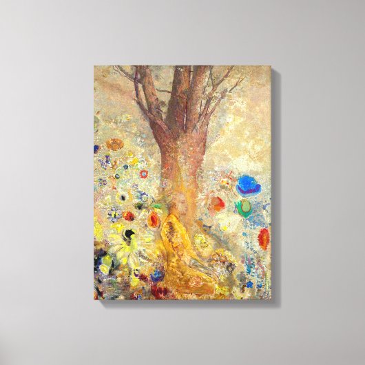 De Boeddha | Odilon Redon | Canvas Afdruk (Voorkant)