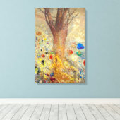 De Boeddha | Odilon Redon | Canvas Afdruk (Insitu (Houten vloer))