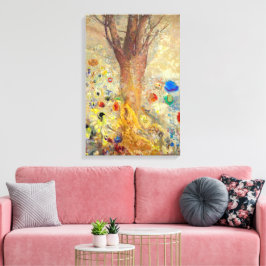 De Boeddha | Odilon Redon | Canvas Afdruk