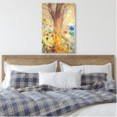 De Boeddha | Odilon Redon | Canvas Afdruk (Insitu (Slaapkamer))