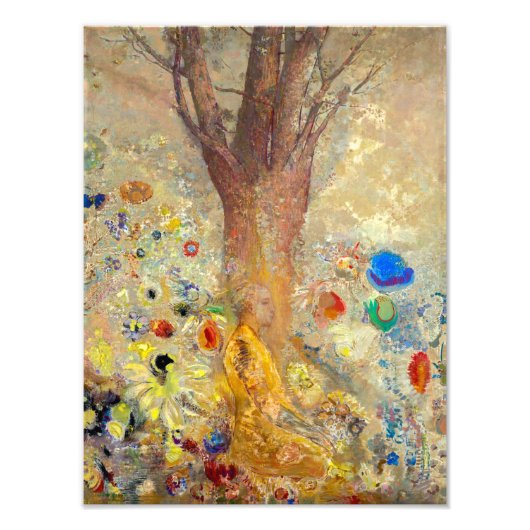 De Boeddha | Odilon Redon | Foto Afdruk (Voorkant)