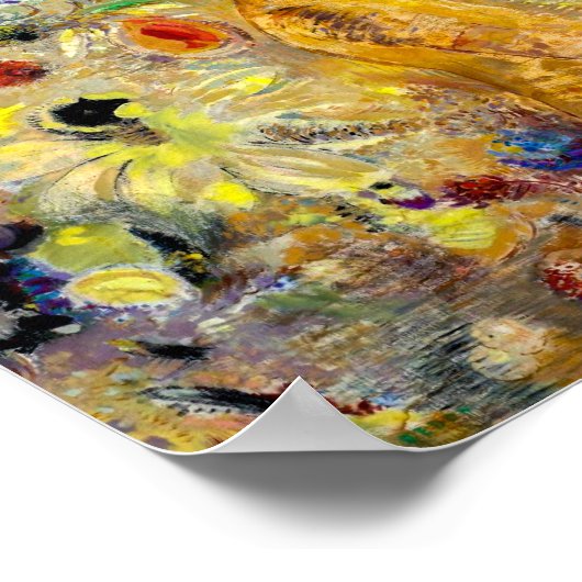 De Boeddha | Odilon Redon | Poster (Hoek)