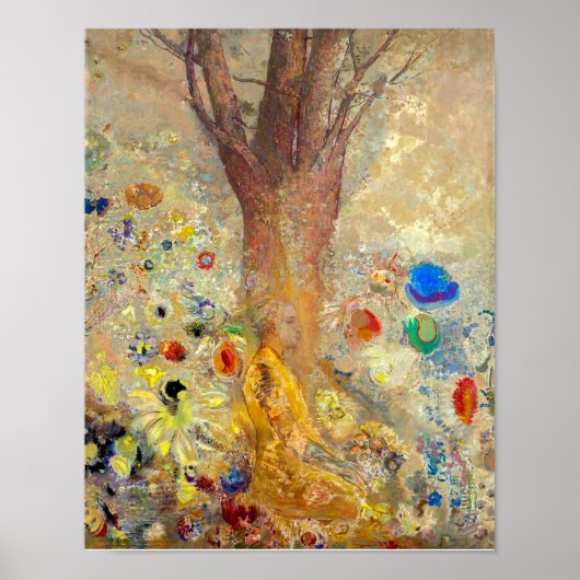 De Boeddha | Odilon Redon | Poster (Voorkant)