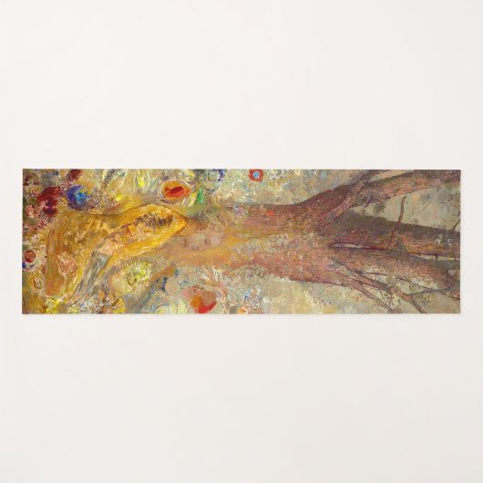 De Boeddha | Odilon Redon | Yogamat (Voorkant (horizontaal))