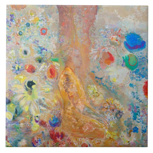 De Boeddha, Redon Tegeltje (Voorkant)