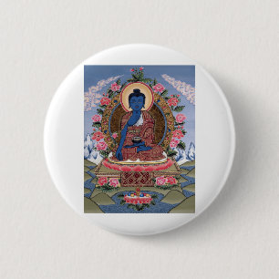 De Boeddha Ronde Button 5,7 Cm