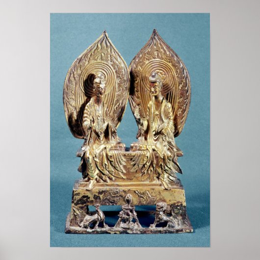 De Boeddhas Prabhutaratna en Sakyamuni Poster (Voorkant)