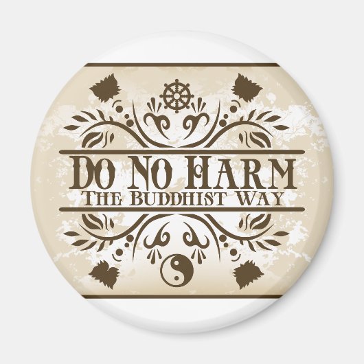 De boeddhistische manier magneet (Voorkant)