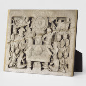 De boeddhistische symbolen, Amaravati (li Fotoplaat (Zijkant)