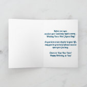 "De boeien overwinteren" verjaardagskaart Kaart (Binnen)