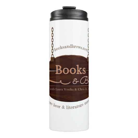 De boeken en brouwsels Thermal Tumbler Thermosbeker (Voorkant)