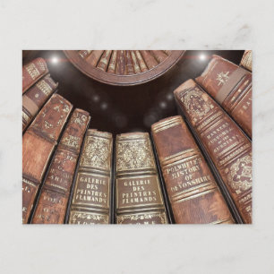 De Boeken van de bibliotheek Briefkaart