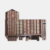 De Boeken van de bibliotheek op een Shelf Bedankdoosjes (Uitgevouwen)