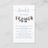 De Boeken van het Baby shower van de Kast van het  Visitekaartje (Voorkant)