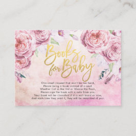 De Boeken van het baby shower voor Baby/brengen ee Informatiekaartje