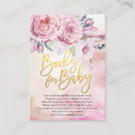 De Boeken van het baby shower voor Baby/brengen ee Informatiekaartje