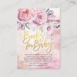 De Boeken van het baby shower voor Baby/brengen ee Informatiekaartje