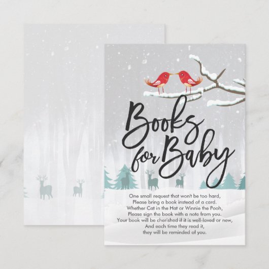 De Boeken van het baby shower voor Baby/brengen ee Kaart (Voorkant / Achterkant)