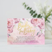 De Boeken van het baby shower voor Baby/brengen ee Kaart (Staand voorkant)