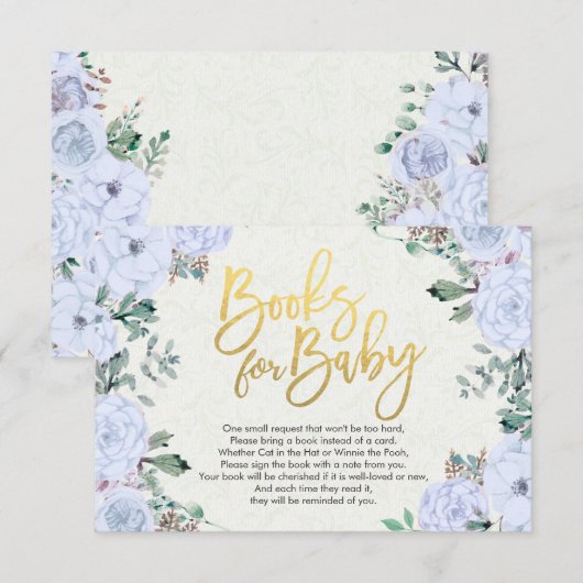 De Boeken van het baby shower voor Baby/brengen ee Kaart (Voorkant / Achterkant)