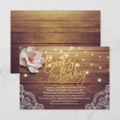 De Boeken van het baby shower voor Baby/brengen ee Kaart (Voorkant / Achterkant)