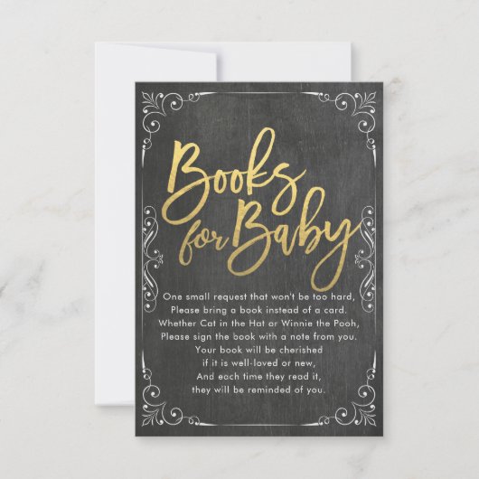 De Boeken van het baby shower voor Baby/brengen ee Kaart (Voorkant)