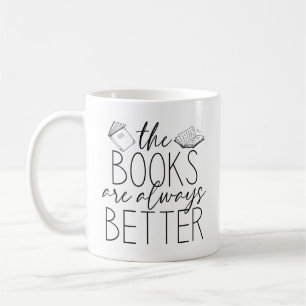 De boeken zijn altijd beter koffiemok