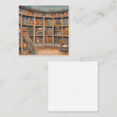 De boeken zijn een Bron van Eindeloos Wonder en Ma Notitiekaartje (Voorkant / Achterkant)