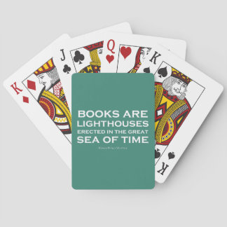 De boeken zijn Vuurtorens Speelkaarten