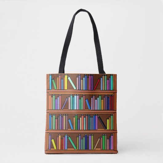 De boekenliefhebbers tote bag (Voorkant)