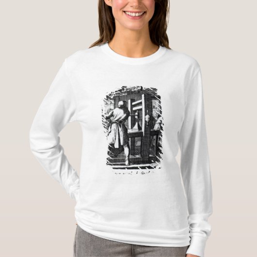 De Boekenprinter T-shirt (Voorkant)