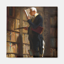 De boekenwurm Carl Spitzweg Art