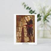 de boekworm door Carl spitzweg Briefkaart (Staand voorkant)