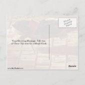 de boekworm door Carl spitzweg Briefkaart (Achterkant)